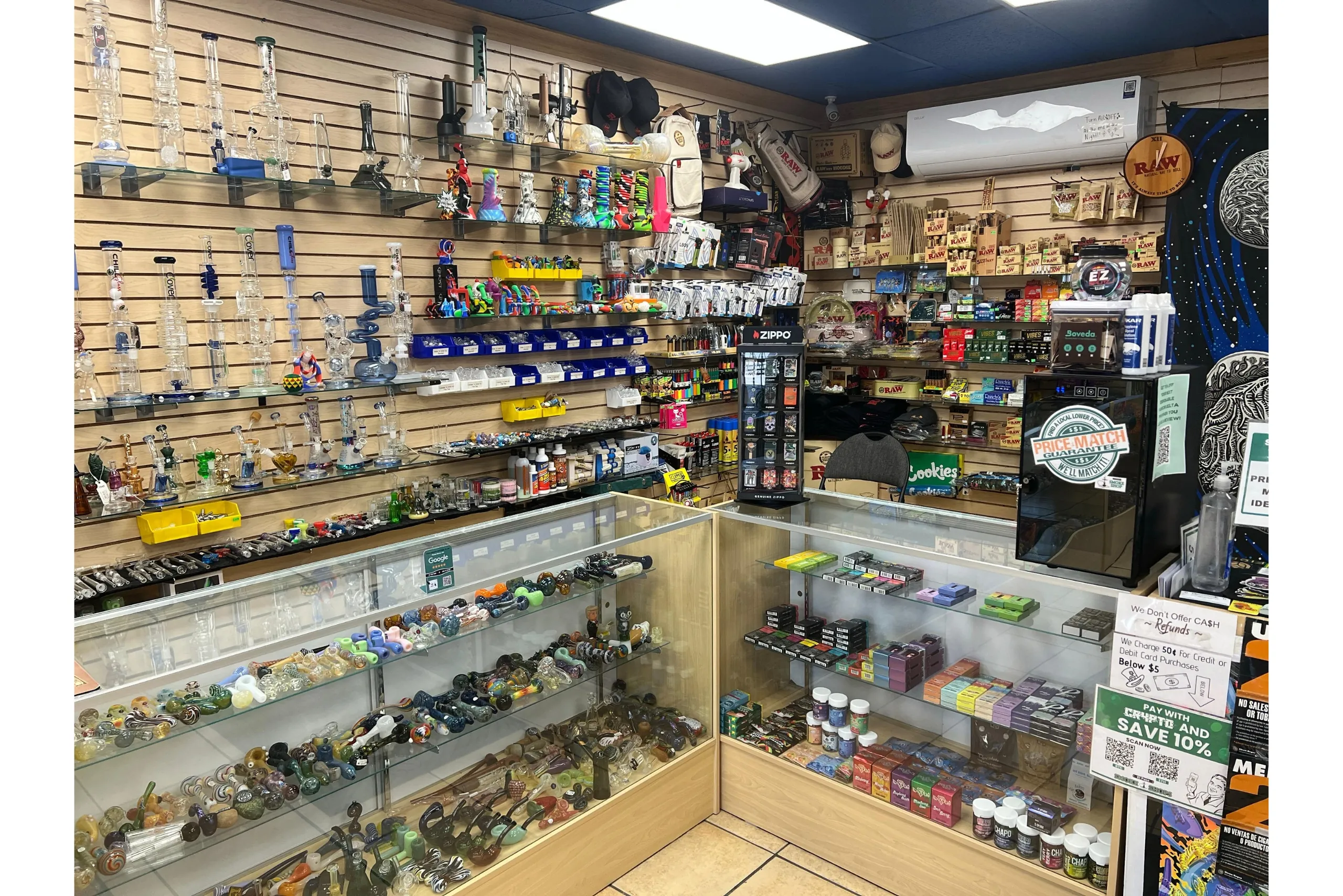 Delta8, THCA products, and American-made hand pipes at Canutillo Smoke Shop.