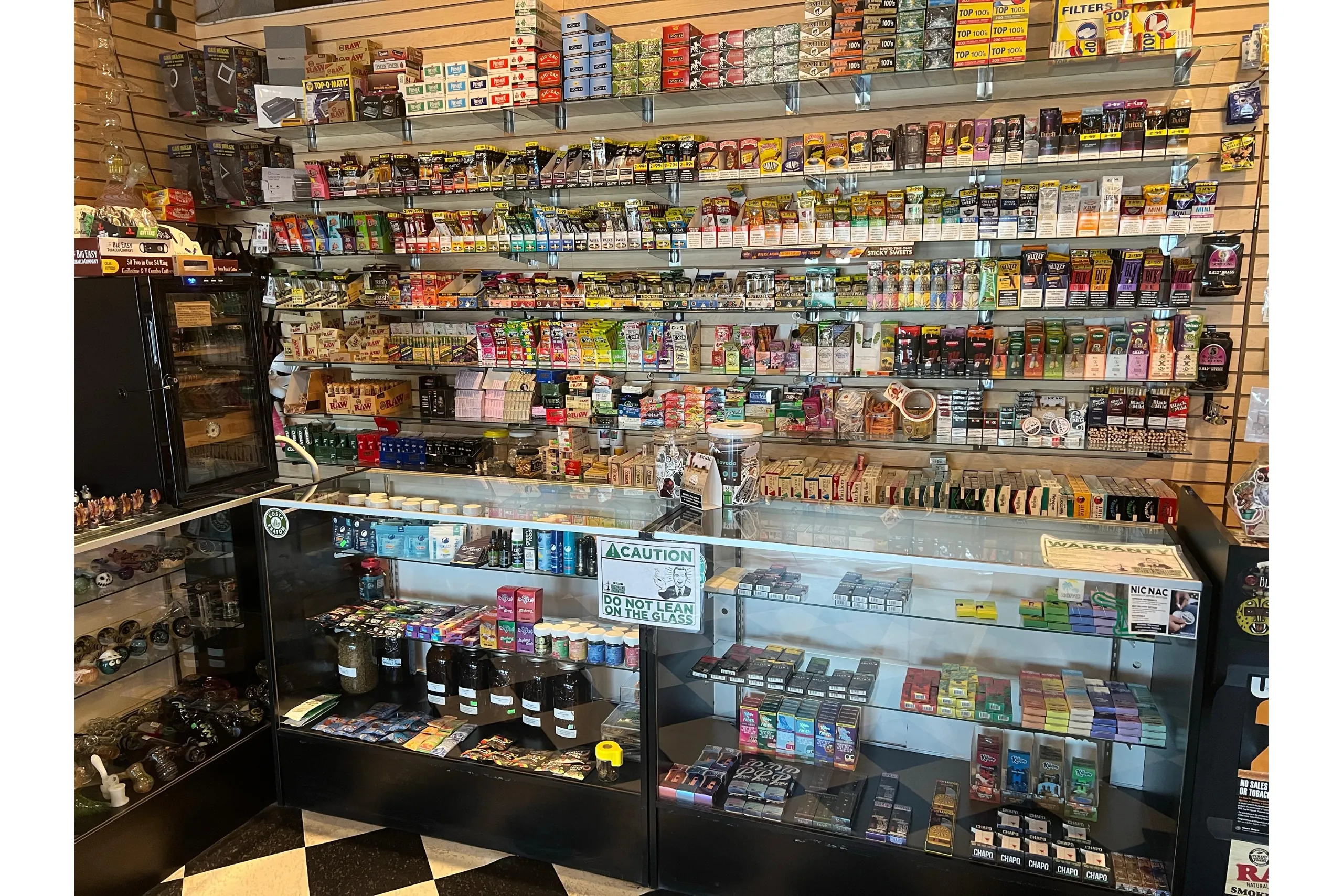 Cigarillos, cigarettes, Delta 8, and THCA products available at Westwind Smoke Shop.